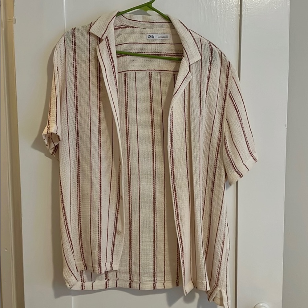 Men’s Knit Button Up Shirt